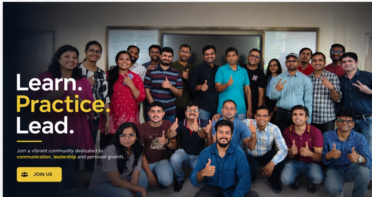 Toastmasters Club of Pune North West members at a meeting